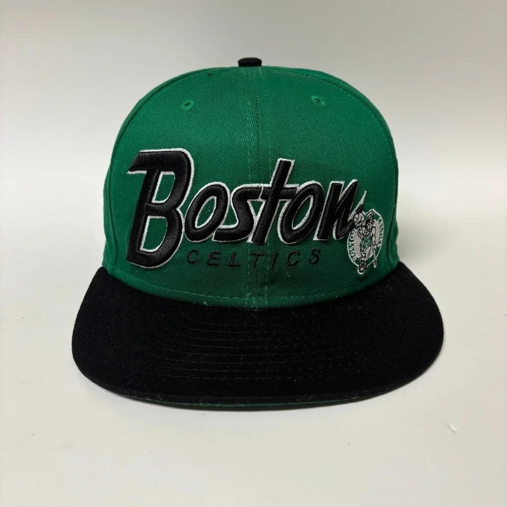 New Era Boston Celtics 9FIFTY Snapback Hat Green Black NBA Hardwood Classics